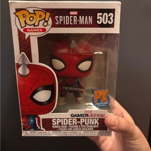Spider punk funko pop (authentic)